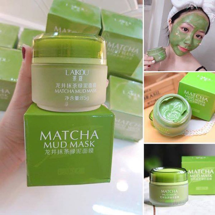Mặt nạ Bùn & Trà xanh Laikou hỗ trợ phục hồi da