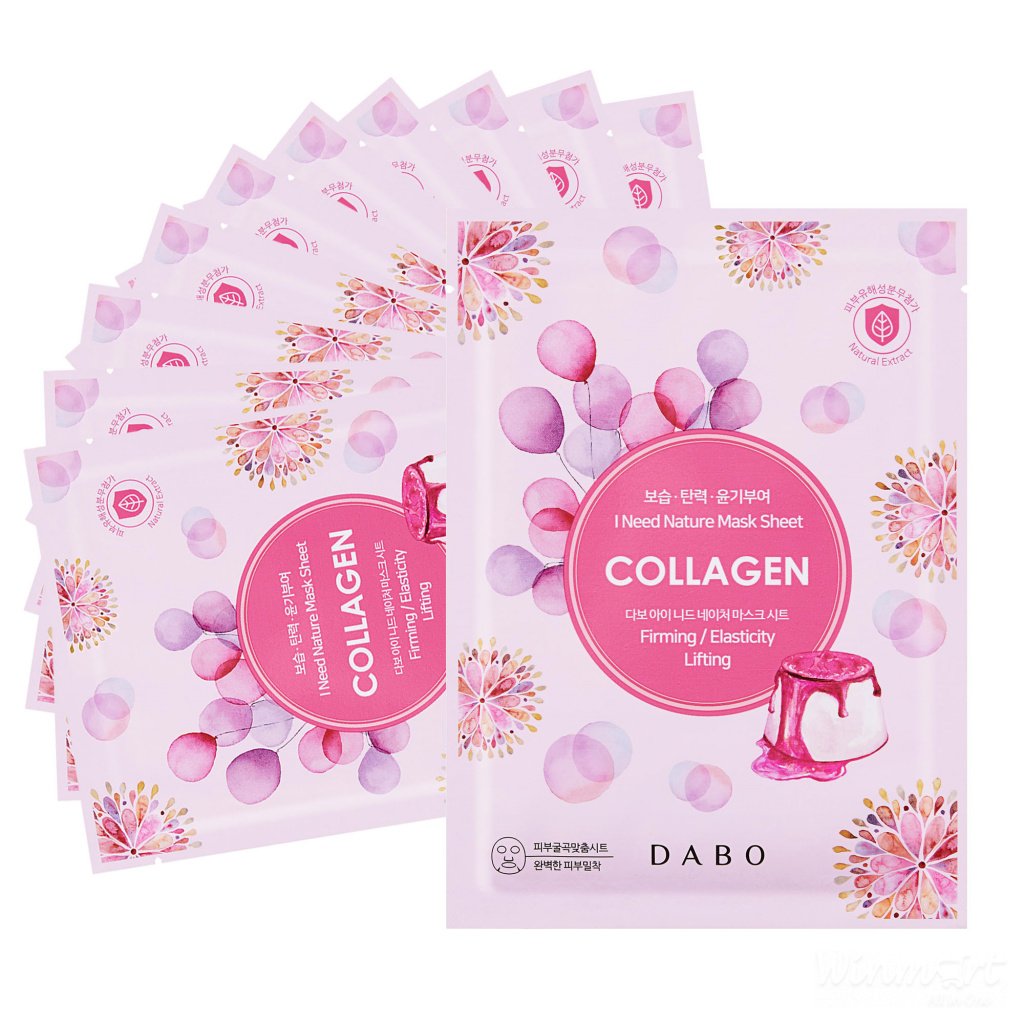 Mặt nạ Cao cấp Collagen Dabo I Need Nature Mask Sheet Collagen 23g