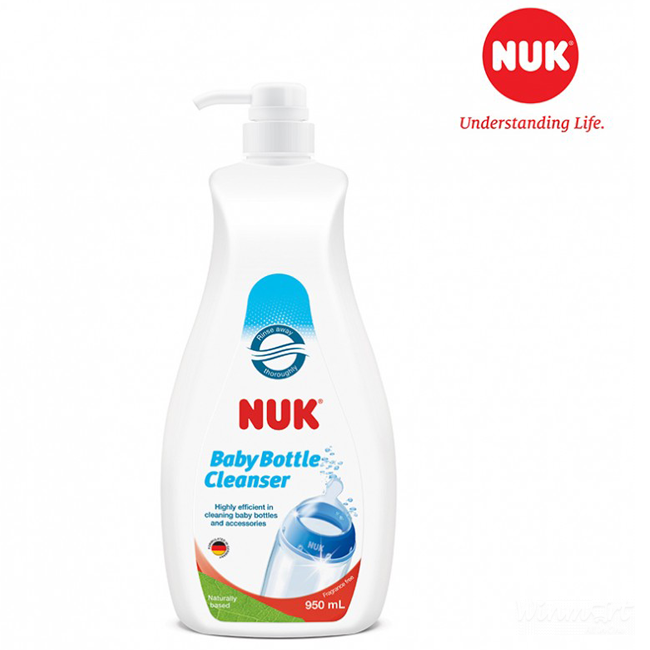 Nước rửa bình sữa NUK chai 500ml NU21460 chiết xuất từ thiên nhiên