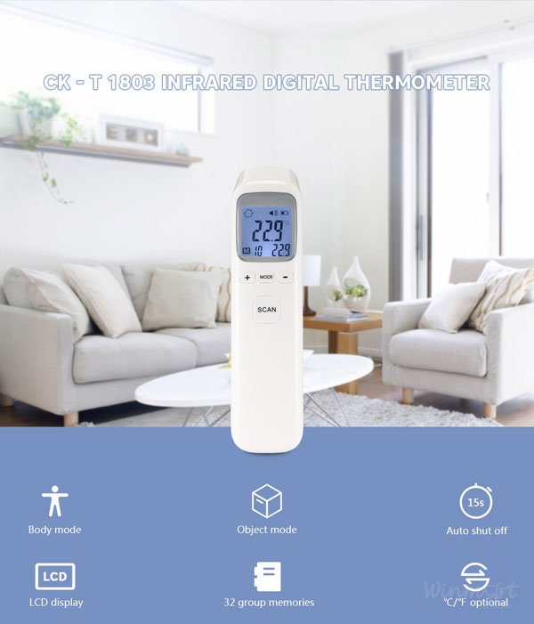 Nhiệt kế hồng ngoại đo tai & trán Infrared Thermometer