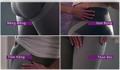 Quần Legging định hình giảm size và ngăn chặn da sần Lanaform Mass and Slim _Winmart.onl