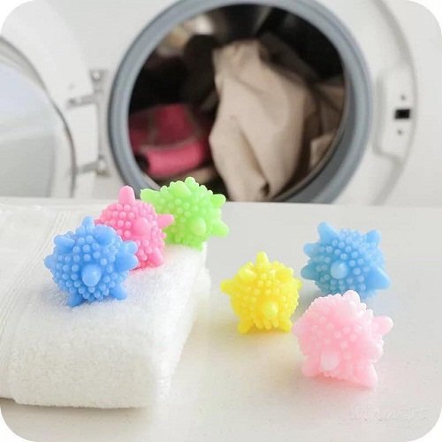 Set 10 quả cầu gai Dryer Ball hỗ trợ giặt máy_Winmart.onl