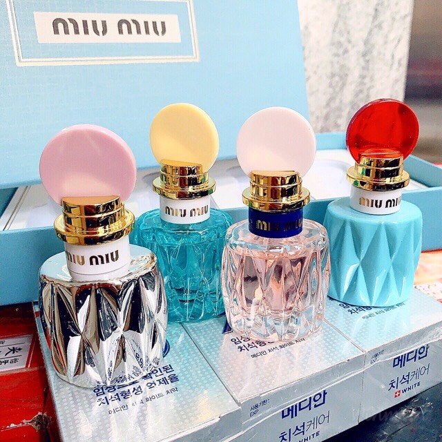 Set 4 lọ Nước hoa Miu Miu Eau De Parfum