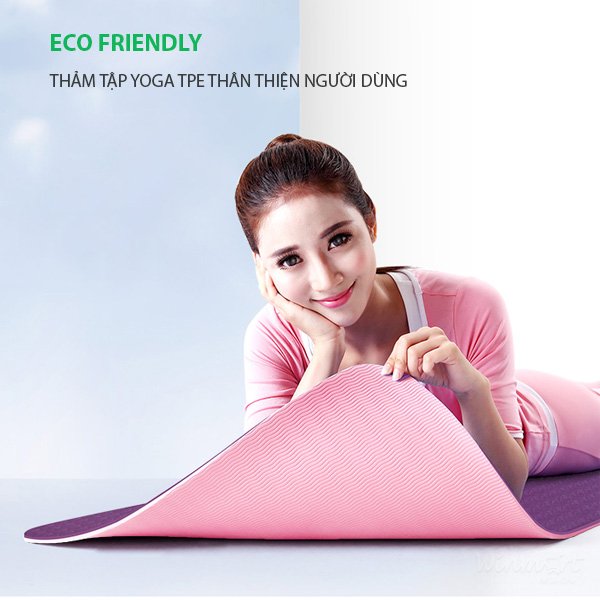 Thảm tập Yoga siêu êm TPE Eco-friendly