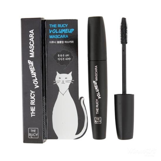 The Rucy Volumeup Mascara siêu dưỡng mi siêu dài mi