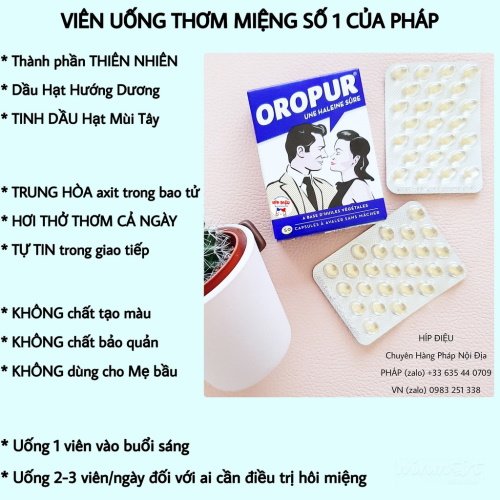 viên uống thơm miệng oropur_WinMart